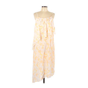 NWT Lewit Spencer Impala Floral Ruffle Tiered Midi Dress